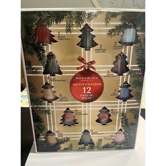 Homeworx by Harry Slatkin & Co. Candles ADVENT CALENDAR 12 Days of Scent NIB - Picture 5 of 10